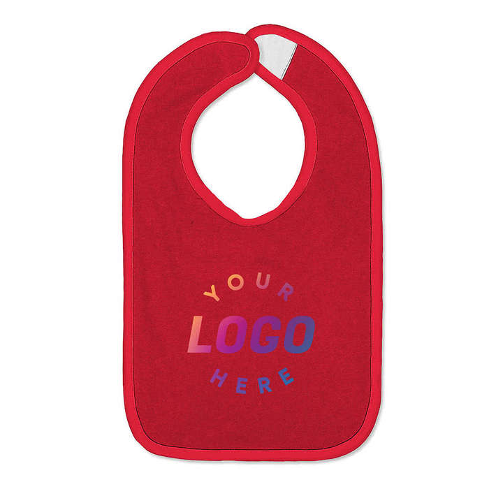 Rabbit Skins Premium Jersey Baby Bib - Pink