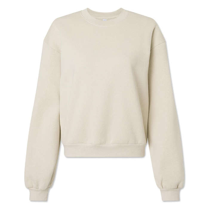 American Apparel Women's ReFlex Fleece Crewneck Sweatshirt - Heather Grey