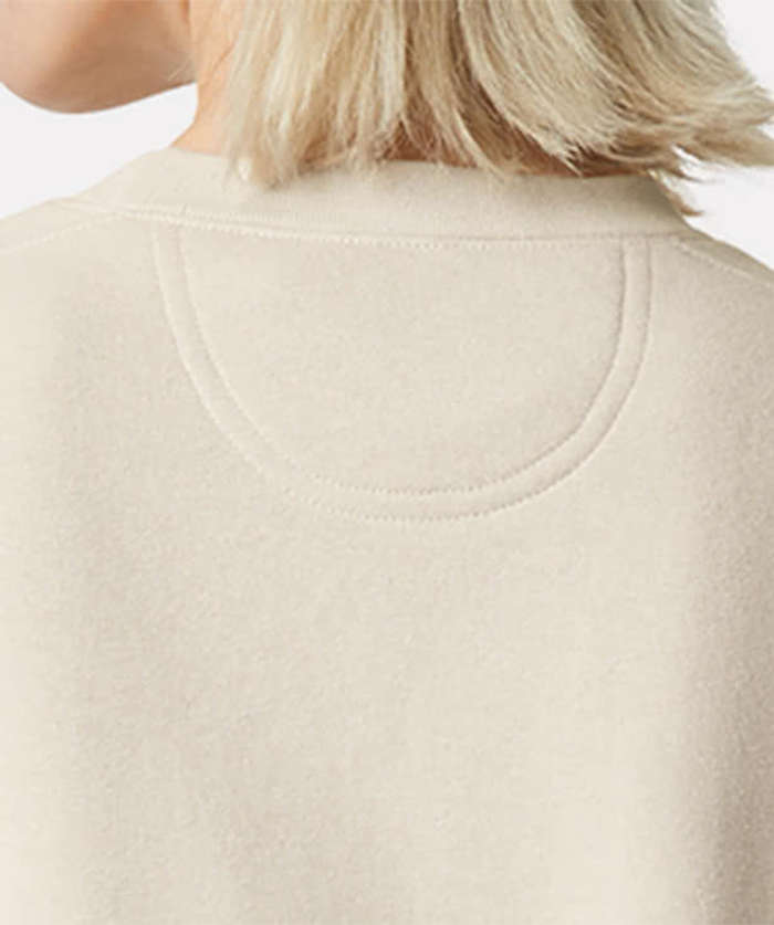 American Apparel Women's ReFlex Fleece Crewneck Sweatshirt - Heather Grey