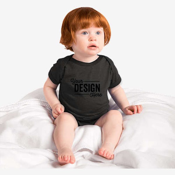 Rabbit Skins Vintage Baby Bodysuit - Vintage Smoke