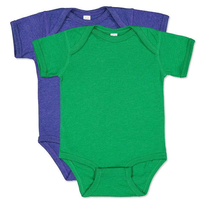Rabbit Skins Vintage Baby Bodysuit - Vintage Smoke