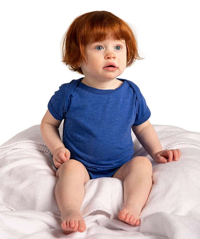 Rabbit Skins Vintage Baby Bodysuit - Vintage Smoke 3 Rabbit Skins Vintage Baby Bodysuit - Vintage Smoke