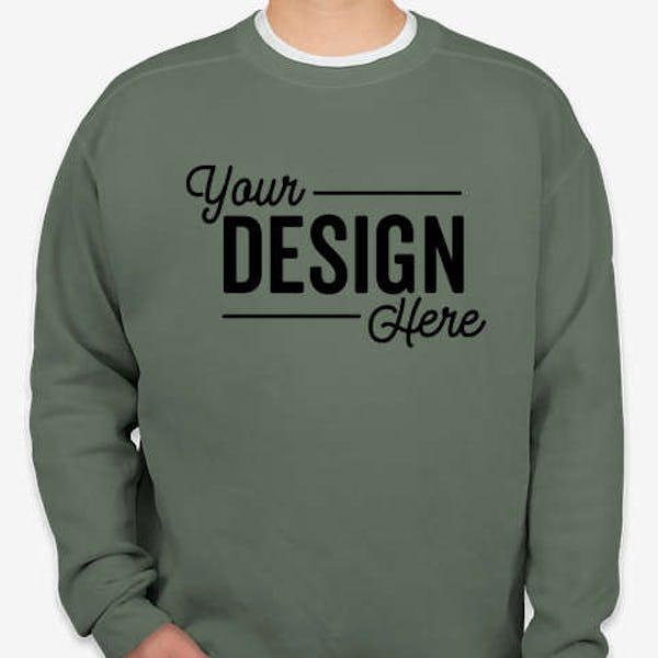 Comfort Colors Crewneck Sweatshirt - Blue Spruce