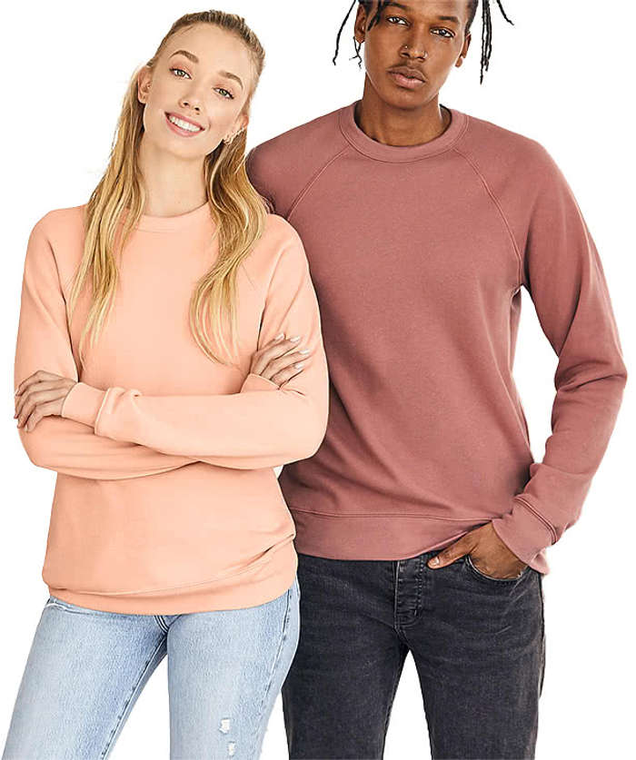 Bella + Canvas Ultra Soft Crewneck Sweatshirt - Navy 3 Bella + Canvas Ultra Soft Crewneck Sweatshirt - Navy