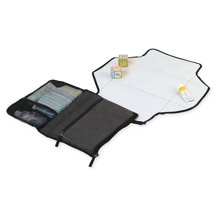 Reagan Portable Changing Pad Station - Charcoal Heather