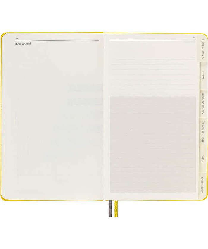 Moleskine Passion Journal Pregnancy & Baby Book Notebook - Golden Yellow