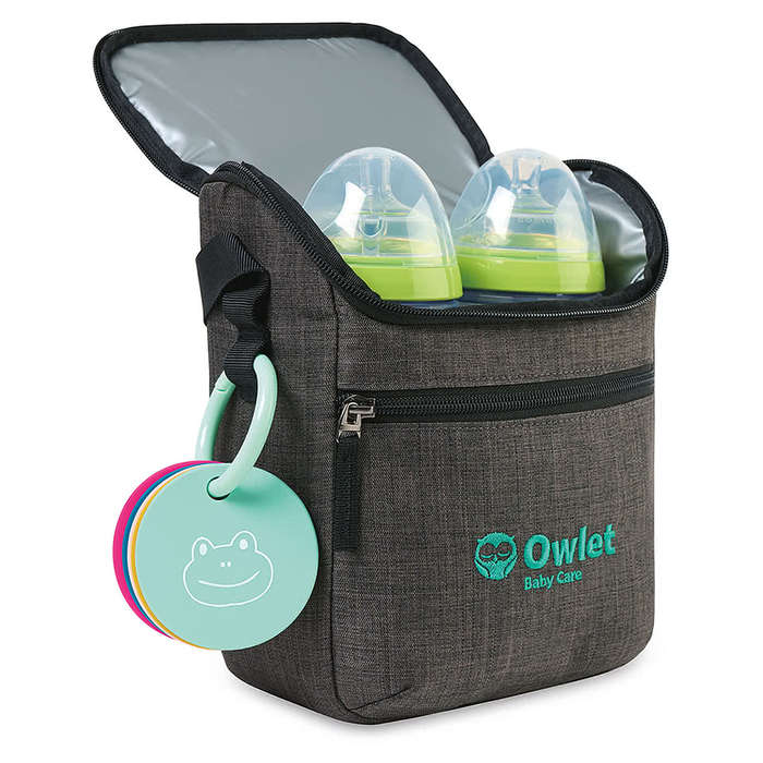 Reagan Baby Bottle Cooler - Charcoal Heather