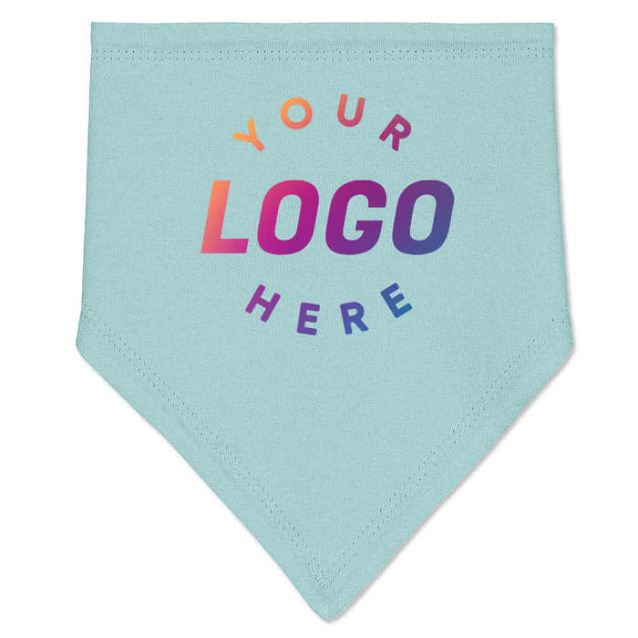 Rabbit Skins Premium Jersey Bandana Baby Bib - Lavender / Pink