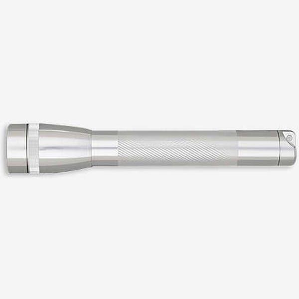 Laser Engraved M2A Mini Maglite Flashlight - Silver