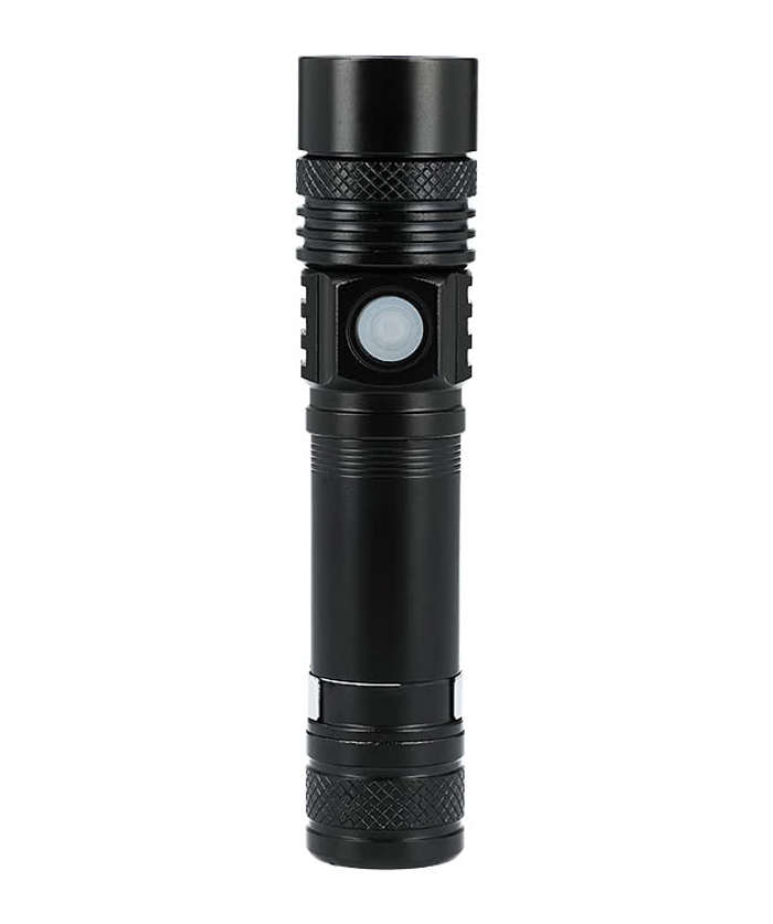 Laser Engraved High Sierra Rechargeable Eco LED Flashlight - Black 3 Laser Engraved High Sierra Rechargeable Eco LED Flashlight - Black