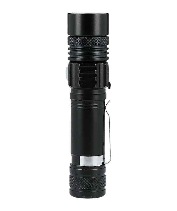 Laser Engraved High Sierra Rechargeable Eco LED Flashlight - Black 4 Laser Engraved High Sierra Rechargeable Eco LED Flashlight - Black