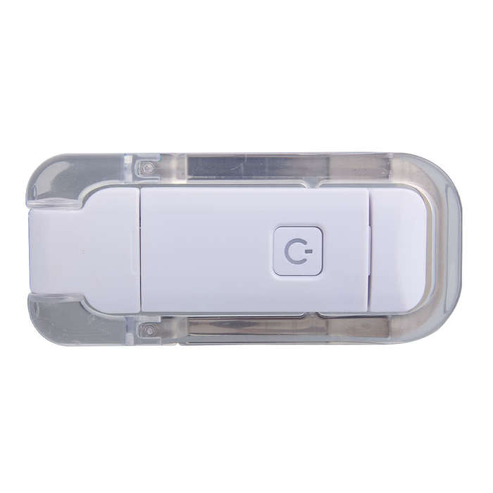 Full Color Recycled Rechargeable Book Light - White