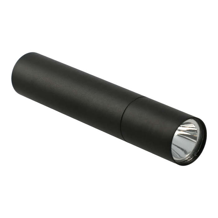 Rechargeable Aluminum Flashlight - Black