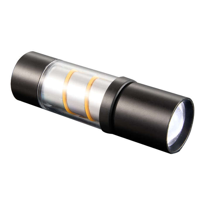 Mini Spiral Filament 100 Lumens Lantern Flashlight - Black