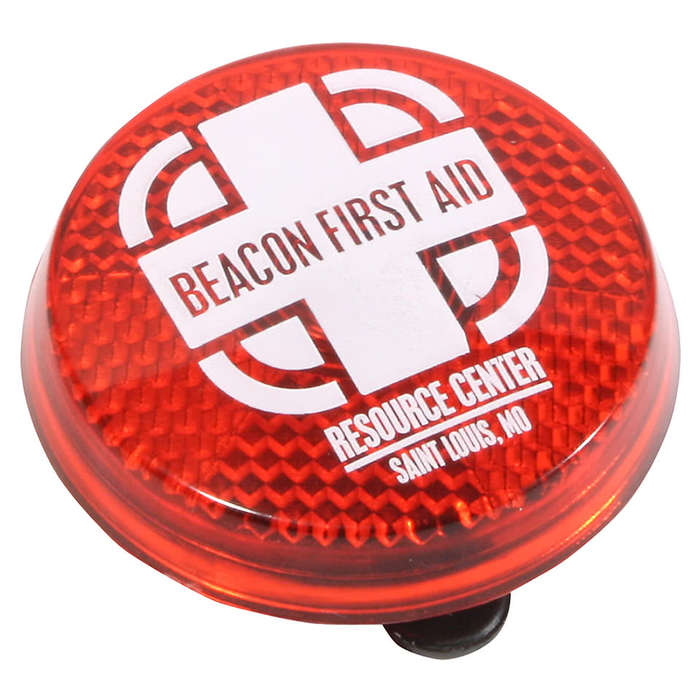 Clip-On Safety Light - Translucent Red