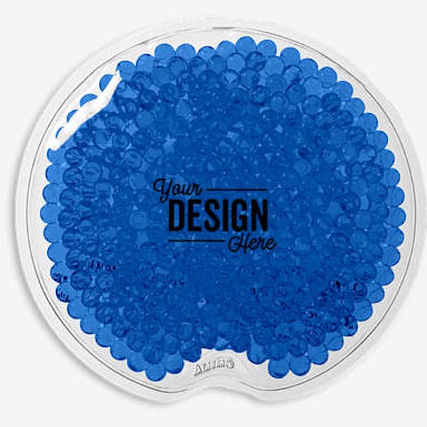 Circle Hot/Cold Reusable Gel Beads Pack - Dark Blue