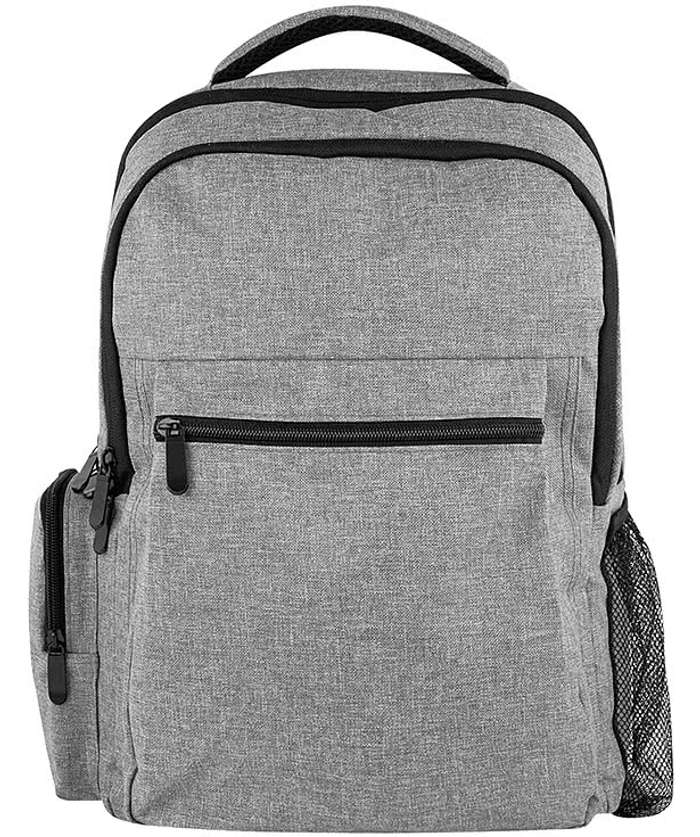 Full Color Milo Recycled Diaper Backpack - Heather Gray