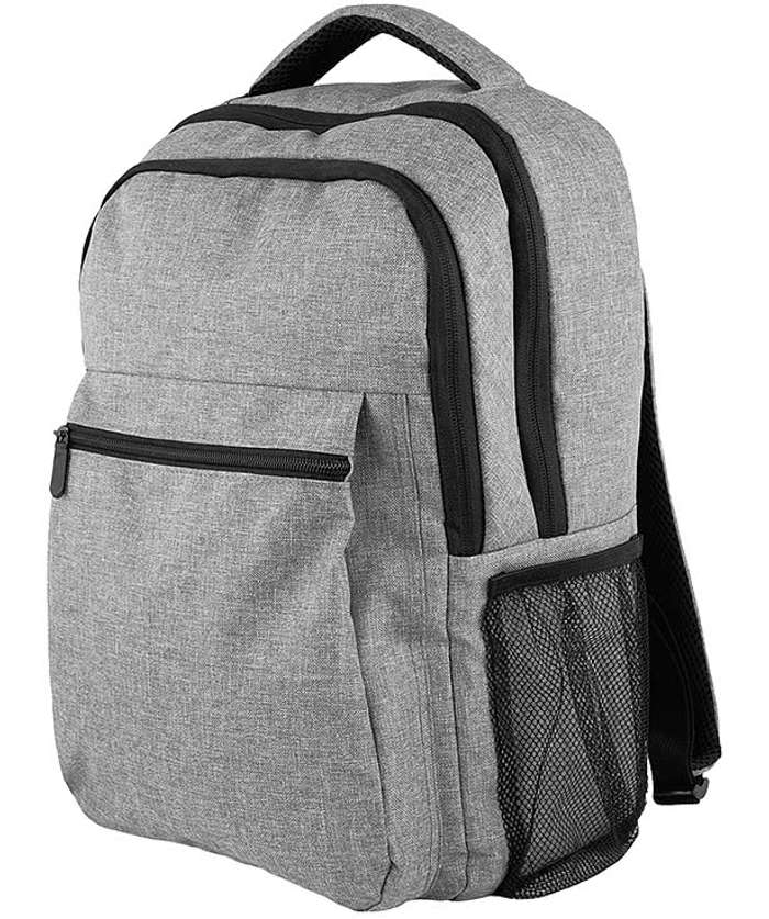 Full Color Milo Recycled Diaper Backpack - Heather Gray