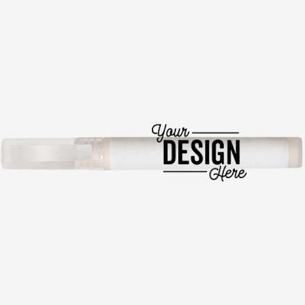 Full Color 0.34 oz. Hand Sanitizer Spray Pump - Clear