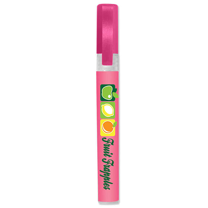 Full Color 0.34 oz. Hand Sanitizer Spray Pump - Clear