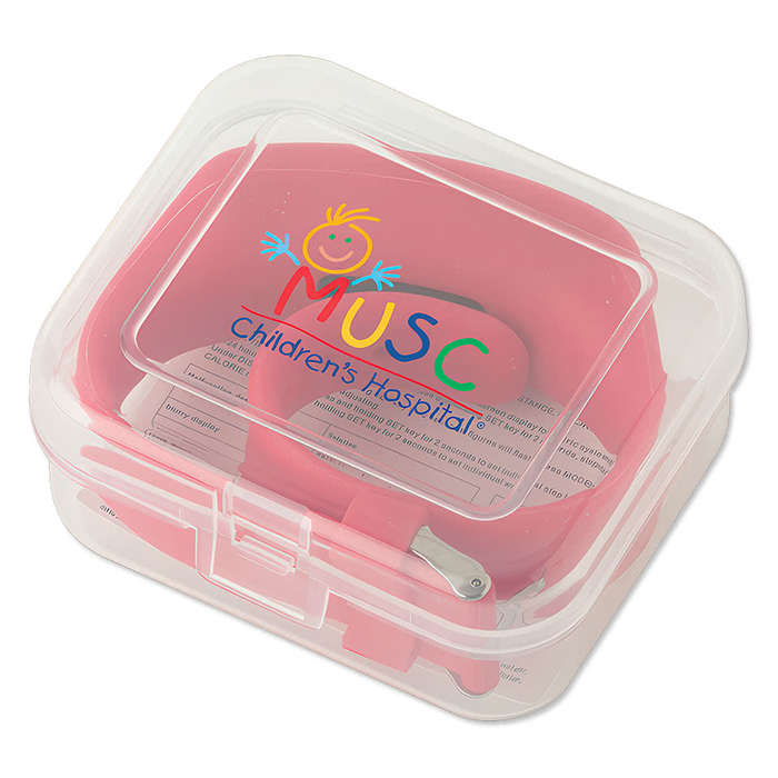 Silicone Pedometer Activity Watch - Carolina Blue