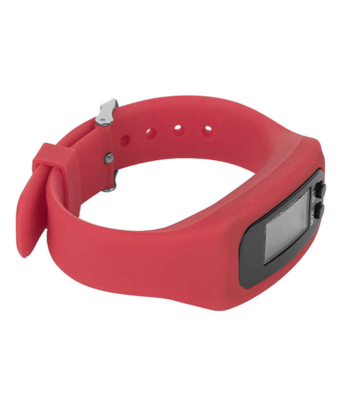 Silicone Pedometer Activity Watch - Carolina Blue