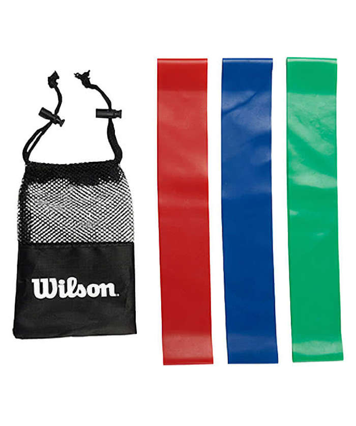 3-Piece Fitness Resistance Band Set - Black