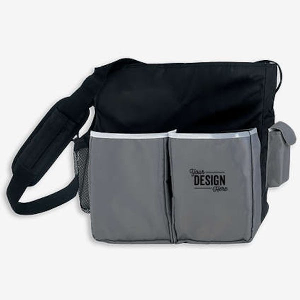 Full Color Tot Diaper Bag - Gray