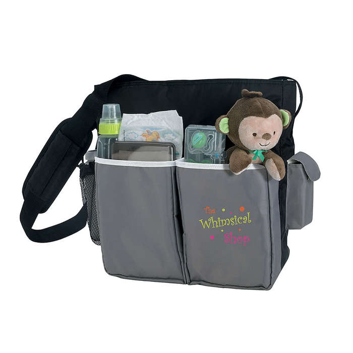 Full Color Tot Diaper Bag - Gray