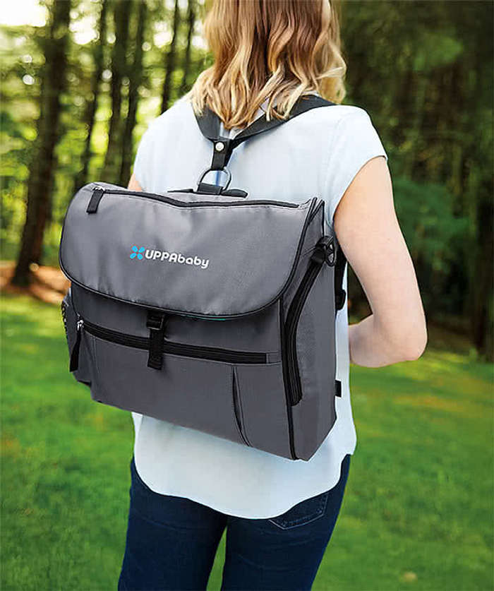 Uptown Convertible Diaper Bag - Grey 7 Uptown Convertible Diaper Bag - Grey