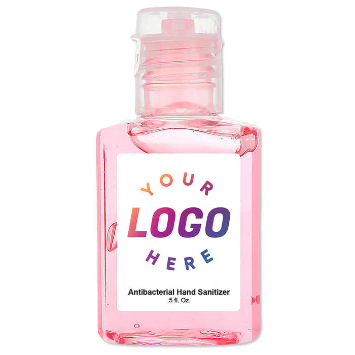 Full Color 0.5 oz. Scented Squirt Hand Sanitizer - Lavender / White