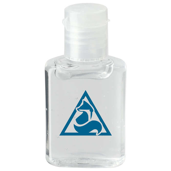 0.5 oz. Gel Hand Sanitizer with Tuf Gloss Label - Clear