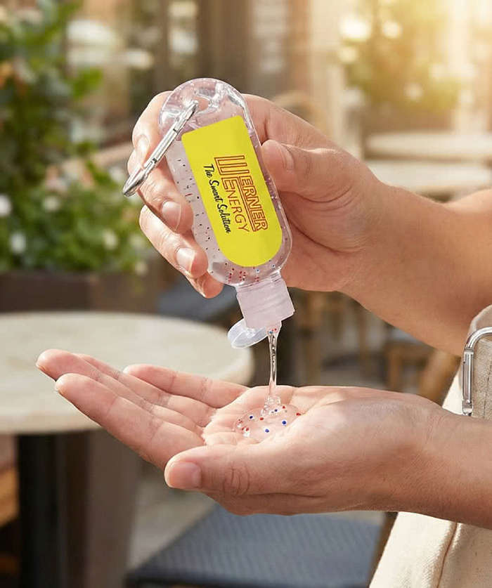 Clip-It 1.8 oz Moisture Bead Hand Sanitizer - Clear