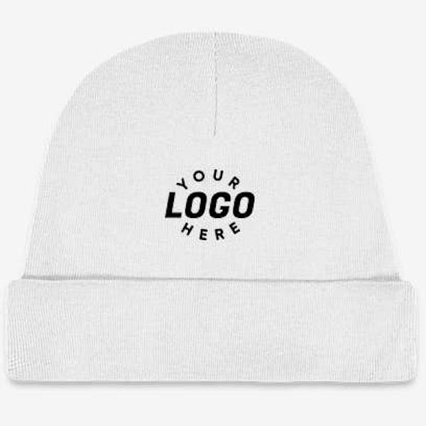 Rabbit Skins Baby Rib Hat - White