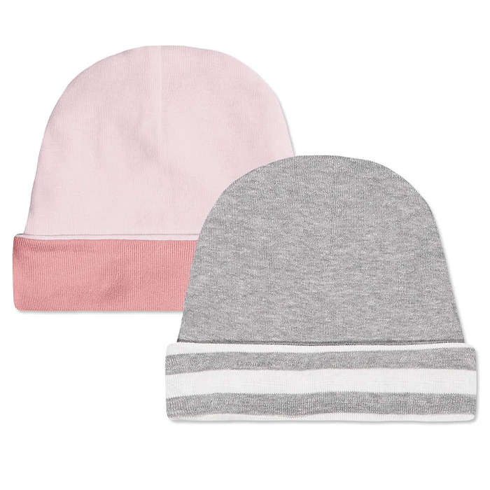 Rabbit Skins Baby Rib Hat - White