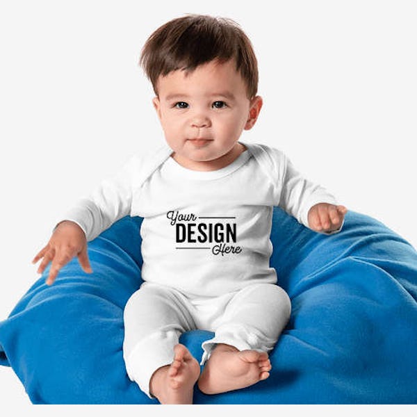 Rabbit Skins Baby Rib Coverall - White
