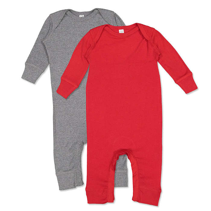 Rabbit Skins Baby Rib Coverall - White