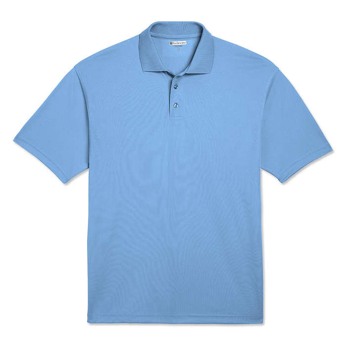 Blue Generation Youth BLU-X-DRI Titan Value Performance Polo - Embroidered - Navy 3 Blue Generation Youth BLU-X-DRI Titan Value Performance Polo - Embroidered - Navy