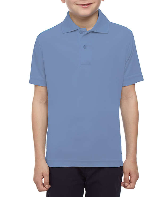 Blue Generation Youth BLU-X-DRI Titan Value Performance Polo - Embroidered - Navy 4 Blue Generation Youth BLU-X-DRI Titan Value Performance Polo - Embroidered - Navy
