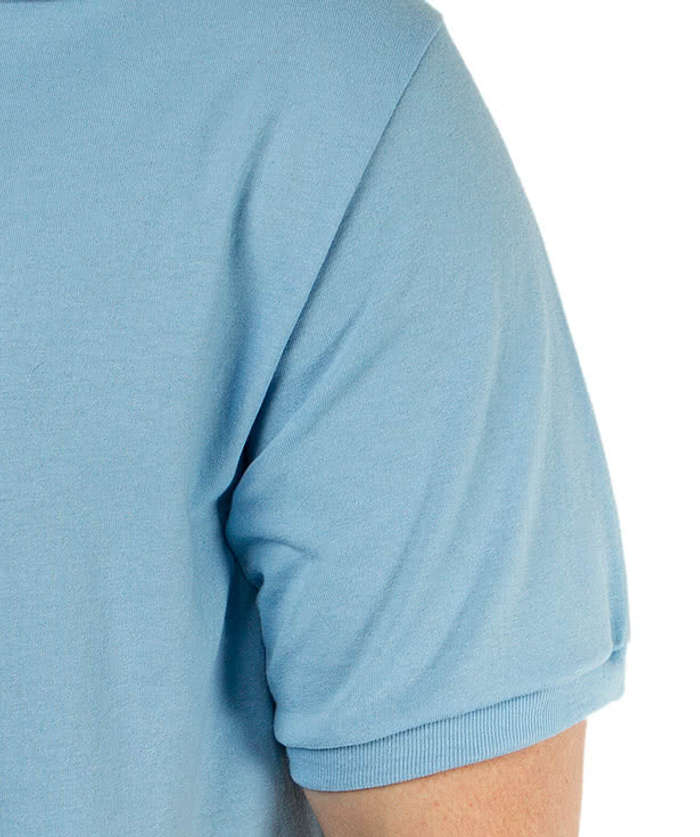 Hanes EcoSmart 50/50 Jersey Polo - Printed - Purple