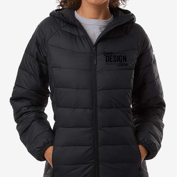 Columbia Women’s Powder Lite II Recycled Insulated Mid Jacket - Printed - Black