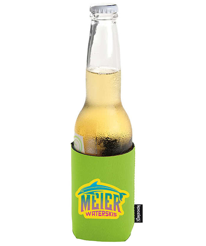 Full Color Koozie® Bottle Opener and Collapsible Bottle Cooler - Black 5 Full Color Koozie® Bottle Opener and Collapsible Bottle Cooler - Black