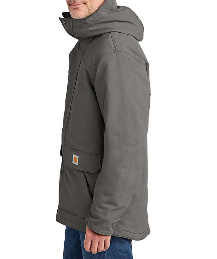 Carhartt Super Dux Hooded Insulated Jacket - Printed - Navy