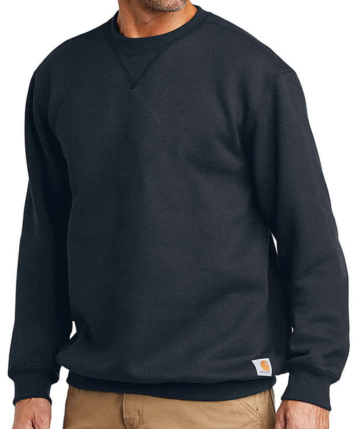 Carhartt Midweight Crewneck Sweatshirt - New Navy 3 Carhartt Midweight Crewneck Sweatshirt - New Navy