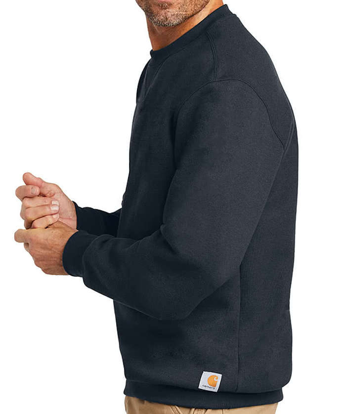 Carhartt Midweight Crewneck Sweatshirt - New Navy 5 Carhartt Midweight Crewneck Sweatshirt - New Navy