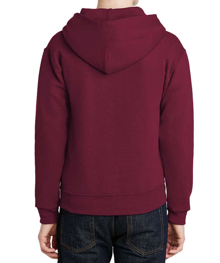 Jerzees Youth Nublend 50/50 Pullover Hoodie - Kelly 4 Jerzees Youth Nublend 50/50 Pullover Hoodie - Kelly