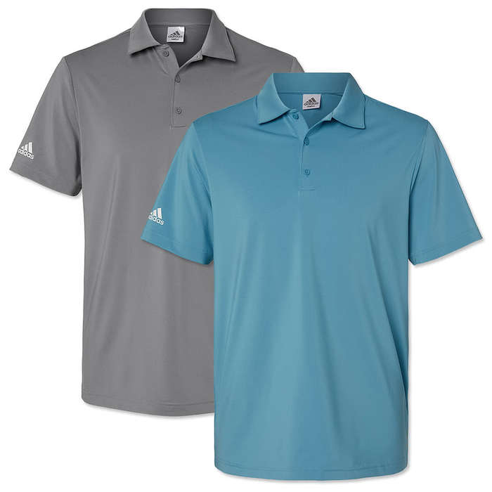 Adidas Ultimate Recycled UPF 50 Performance Polo - Tech Purple