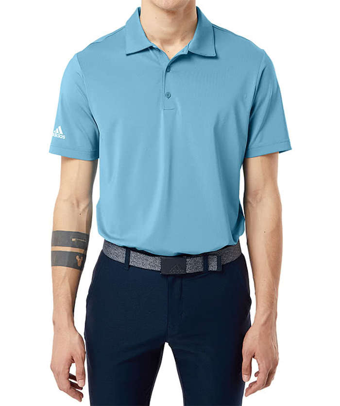 Adidas Ultimate Recycled UPF 50 Performance Polo - Tech Purple