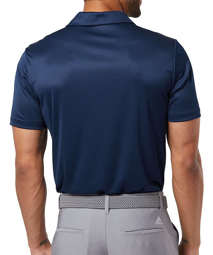 Adidas 3-Stripes UPF 50+ Performance Polo - Embroidered - Collegiate Navy / White 5 Adidas 3-Stripes UPF 50+ Performance Polo - Embroidered - Collegiate Navy / White