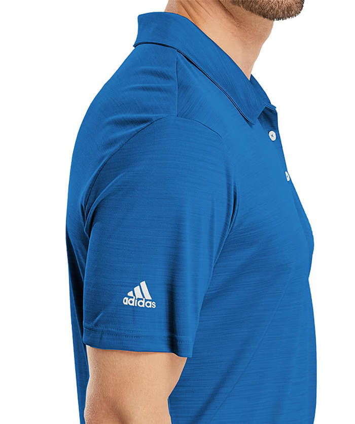 Adidas Melange Recycled UPF 50+ Performance Polo - Black Melange 6 Adidas Melange Recycled UPF 50+ Performance Polo - Black Melange